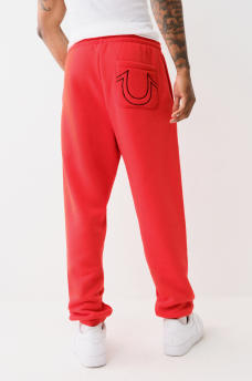 LADDER STITCH LOGO APPLIQUE JOGGER, image 5