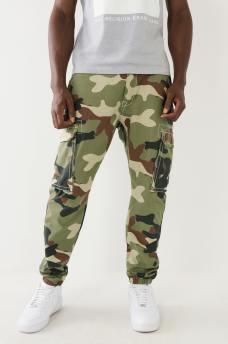 CAMO BIG T CARGO JOGGER PANT