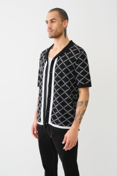 HS DIAMOND SWEATER KNIT SHIRT, image 3