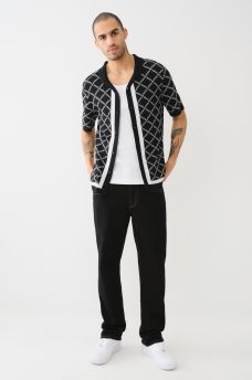 HS DIAMOND SWEATER KNIT SHIRT, image 4