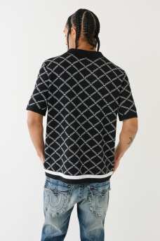 HS DIAMOND SWEATER KNIT SHIRT, image 6