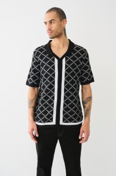 HS DIAMOND SWEATER KNIT SHIRT, image 1