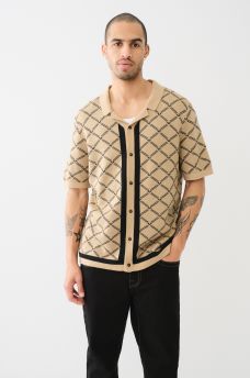 HS DIAMOND SWEATER KNIT SHIRT, image 2