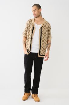 HS DIAMOND SWEATER KNIT SHIRT, image 4