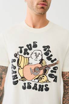 CROSS STITCH HIPPIE BUDDHA TEE