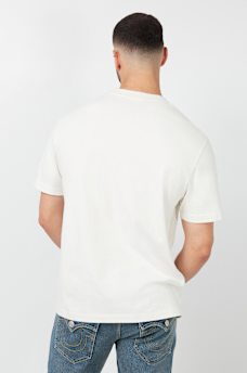 CROSS STITCH ARCHED LOGO TEE, image 4