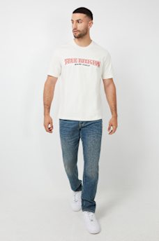 CROSS STITCH ARCHED LOGO TEE, image 5