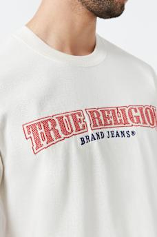CROSS STITCH ARCHED LOGO TEE, image 1