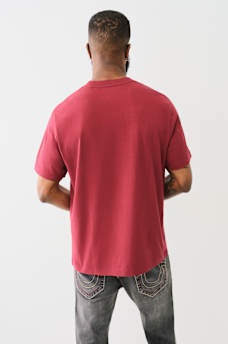 CROSS STITCH ARCHED LOGO TEE, image 3