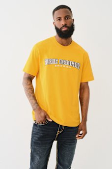 CROSS STITCH ARCHED LOGO TEE, image 2
