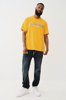CROSS STITCH ARCHED LOGO TEE, image 5