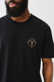 GIVE A DAMN FLOCKED TEE, image 3