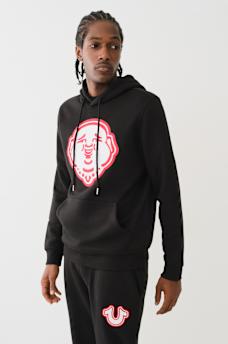EMBROIDERED BUDDHA FACE HOODIE, image 4