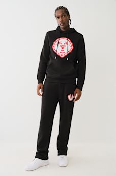 EMBROIDERED BUDDHA FACE HOODIE, image 5