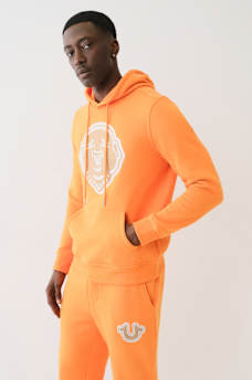 EMBROIDERED BUDDHA FACE HOODIE, image 2