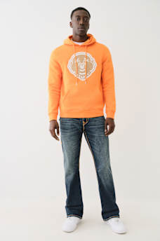 EMBROIDERED BUDDHA FACE HOODIE, image 6