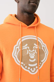 EMBROIDERED BUDDHA FACE HOODIE, image 1