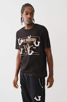PUFF PRINT HORSESHOE TEE