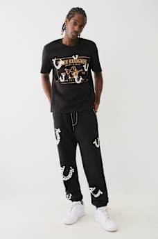 PUFF PRINT HORSESHOE TEE