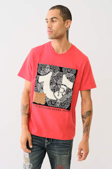SASHIKO HORSESHOE TEE, image 2