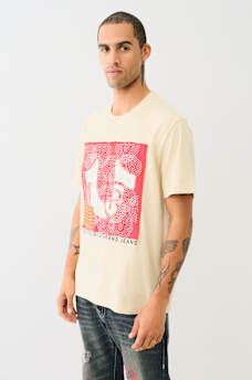 SASHIKO HORSESHOE TEE, image 4