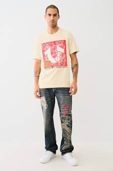 SASHIKO HORSESHOE TEE, image 5