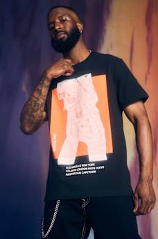 STACKED JEAN GRAPHIC TEE, image 1