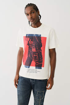 STACKED JEAN GRAPHIC TEE, image 2