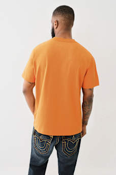 CHAIN STITCH EMBROIDERY BUDDHA FACE TEE, image 3