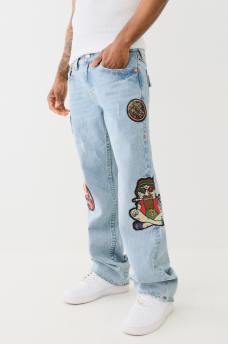 BILLY DISTRESSED PATCH BOOTCUT JEAN, image 4