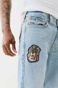 BILLY DISTRESSED PATCH BOOTCUT JEAN, image 5