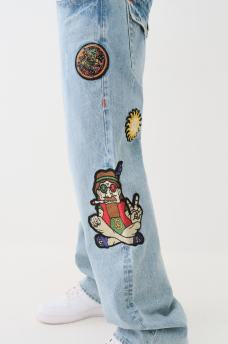 BILLY DISTRESSED PATCH BOOTCUT JEAN, image 6