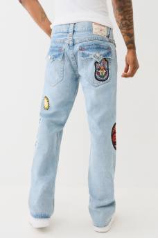 BILLY DISTRESSED PATCH BOOTCUT JEAN, image 7