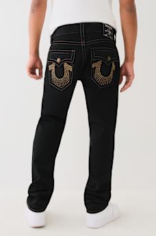 RICKY STUDDED FLAP STRAIGHT JEAN, image 2