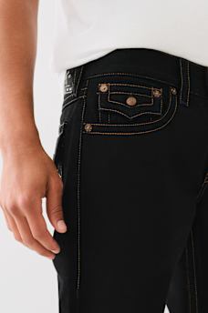 RICKY STUDDED FLAP STRAIGHT JEAN, image 5
