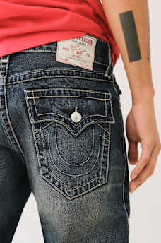 BILLY SASHIKO PAINTED STACKED BOOTCUT JEAN, image 6