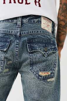 RICKY DISTRESSED STRAIGHT JEAN , image 2