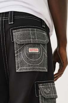 HEAVY WEIGHT FLEECE BIG T BAGGY CARGO PANT, image 5