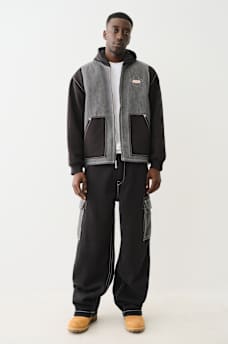 HEAVY WEIGHT FLEECE BIG T BAGGY CARGO PANT, image 6