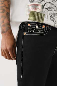 JEANS RECTOS&nbsp;RICKY CON COSTURA&nbsp;SASHIKO Y SOLAPA, image 5