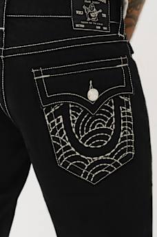 JEANS RECTOS&nbsp;RICKY CON COSTURA&nbsp;SASHIKO Y SOLAPA, image 1