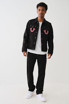 RICKY SUPER T ZIGZAG LOGO STRAIGHT JEAN, image 6