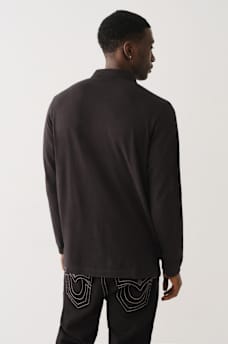 BUDDHA APPLIQUE RUGBY POLO SHIRT, image 4