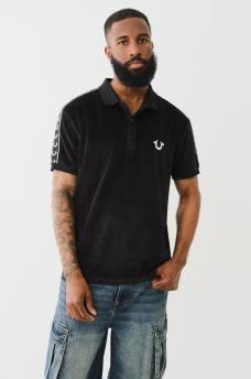 HORSESHOE VELOUR POLO SHIRT, image 2