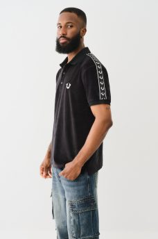 HORSESHOE VELOUR POLO SHIRT, image 3