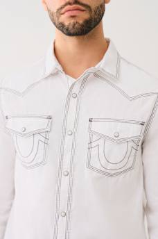 ROCKY TRIPLE NEEDLE WESTERN SHIRT