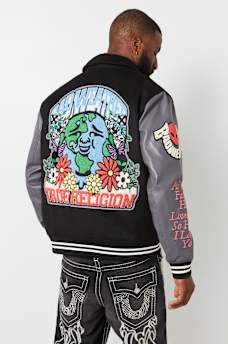 BW x TR PATCH VARSITY JACKET