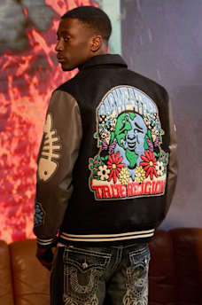 BW x TR PATCH VARSITY JACKET