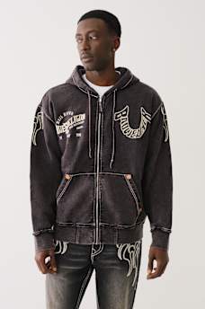 BW x TR BIG T FLAME ZIP HOODIE, image 2