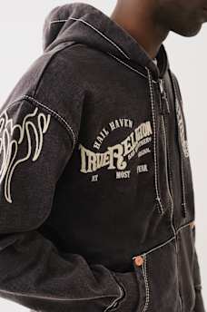 BW x TR BIG T FLAME ZIP HOODIE, image 4